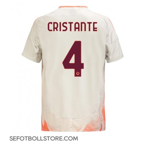AS Roma Bryan Cristante #4 Replika Bortatröja 2024-25 Kortärmad